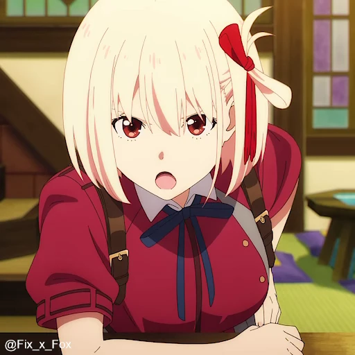 😡 Стикер «Lycoris Recoil Part 4» для Telegram