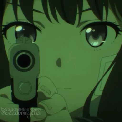 🙂 Стикер «Lycoris Recoil» для Telegram