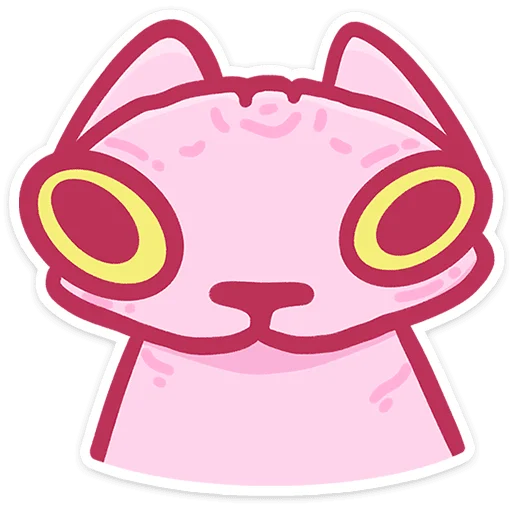 🐱 Стикер «Лёлик — инопланетный кот. И он конечно, планирует захватить Землю&;» для Telegram