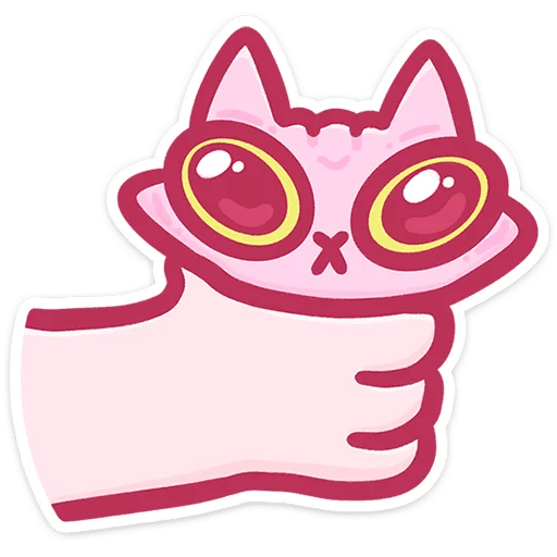 🐱 Стикер «Лёлик — инопланетный кот. И он конечно, планирует захватить Землю&;» для Telegram
