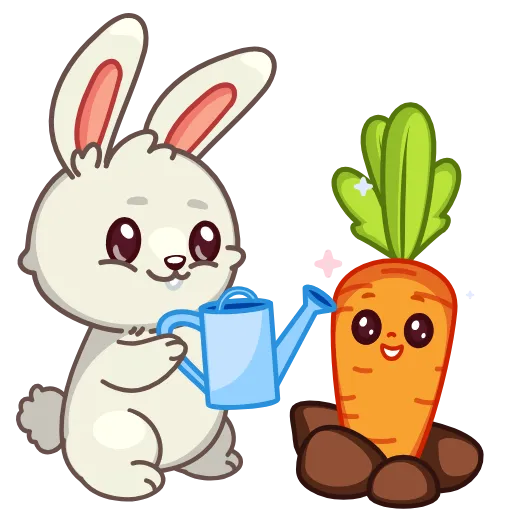 🤩 Эмодзи «🤩 Любовь-морковь» для Telegram