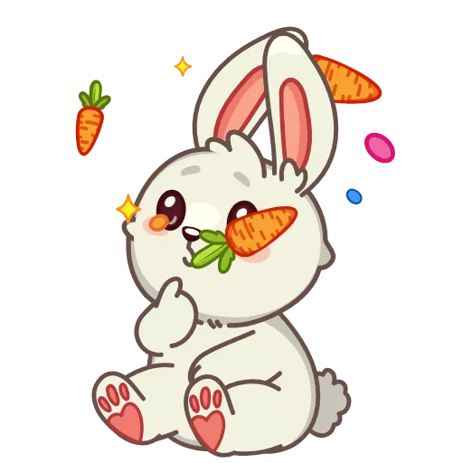 🤩 Эмодзи «🤩 Любовь-морковь» для Telegram