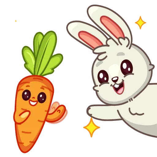 🤩 Эмодзи «🤩 Любовь-морковь» для Telegram