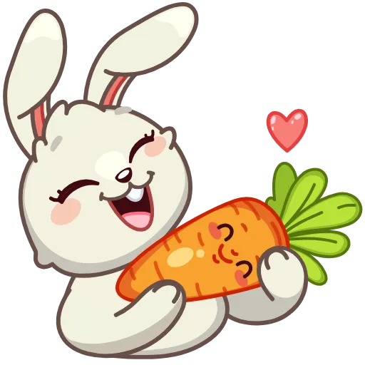 🤩 Эмодзи «🤩 Любовь-морковь» для Telegram