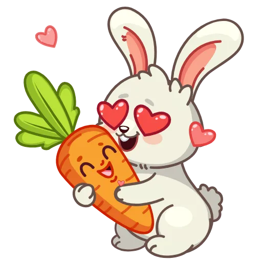 🤩 Эмодзи «🤩 Любовь-морковь» для Telegram