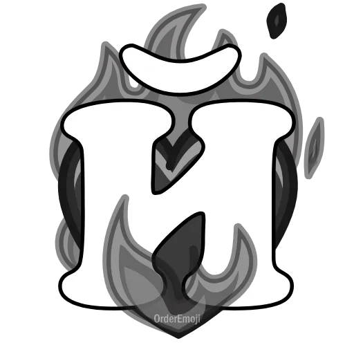 ❤️‍🔥 Эмодзи «Letters Heart #letter #font #foradmins» для Telegram