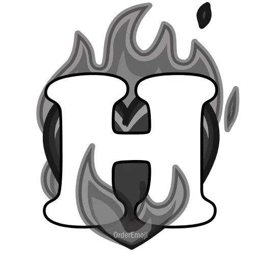 ❤️‍🔥 Эмодзи «Letters Heart #letter #font #foradmins» для Telegram