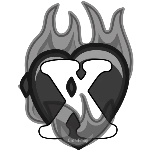 🔠 Эмодзи «Letters Heart #letter #font #foradmins» для Telegram