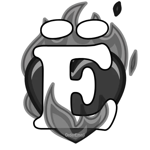 ❤️‍🔥 Эмодзи «Letters Heart #letter #font #foradmins» для Telegram