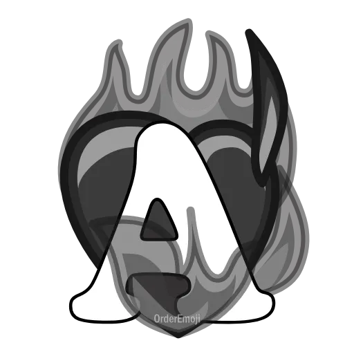 Стикерпак Letters Heart #letter #font #foradmins для Telegram