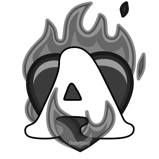 ❤️‍🔥 Эмодзи «Letters Heart #letter #font #foradmins» для Telegram