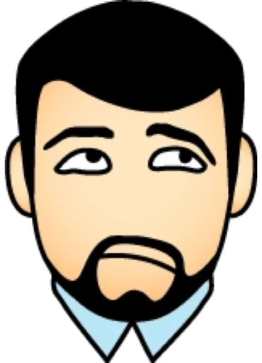 😒 Стикер «Брюнет» для Telegram