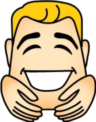😁 Стикер «Блондин» для Telegram