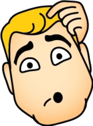 🤨 Стикер «Блондин» для Telegram