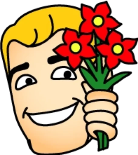 🥰 Стикер «Блондин» для Telegram