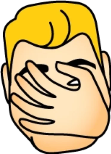 🤦‍♂️ Стикер «Блондин» для Telegram
