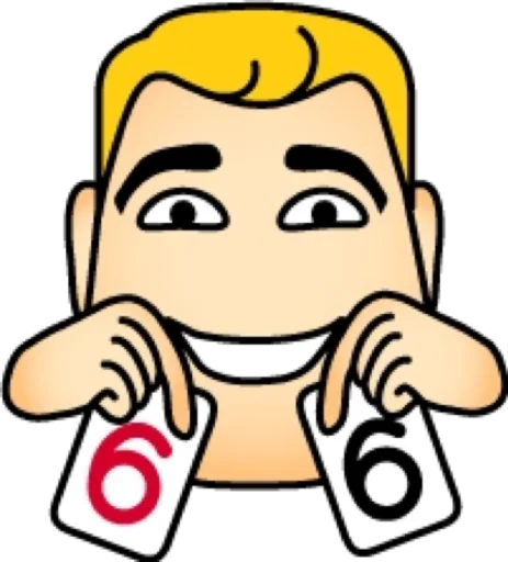 🃏 Стикер «Блондин» для Telegram