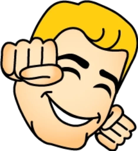 🥳 Стикер «Блондин» для Telegram