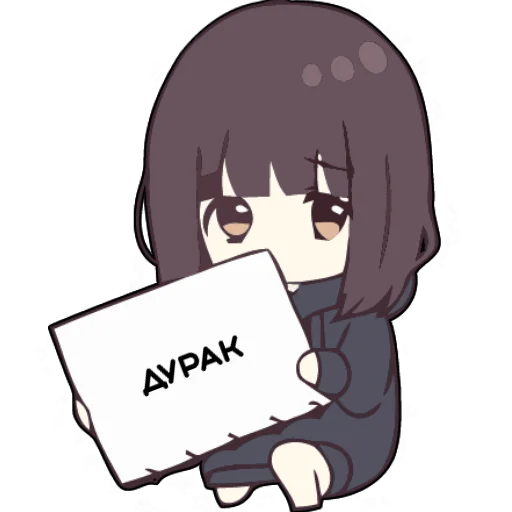 😄 Стикер «Menhera_chan» для Telegram