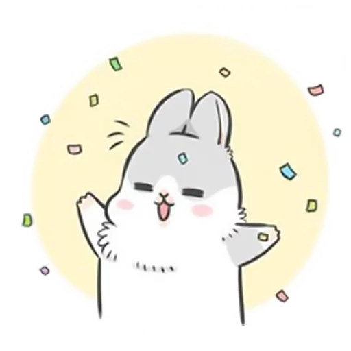 Стикерпак Machiko Rabbit для Telegram — скачать