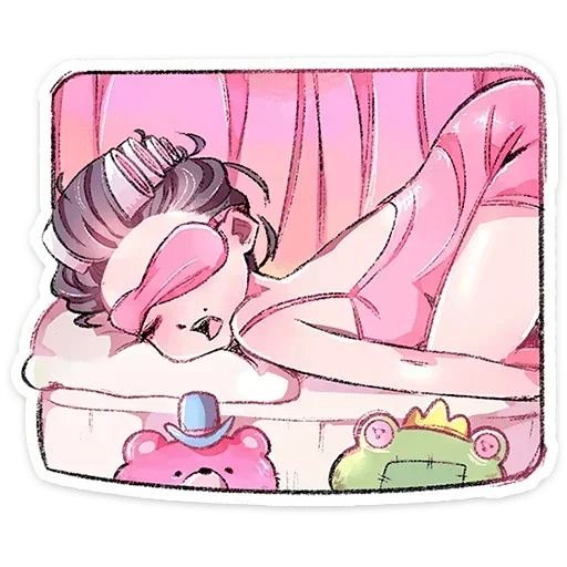 😴 Стикер «Мадам Ринэль» для Telegram