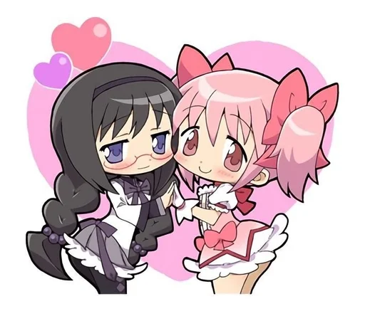 ❤️ Стикер «MADOKA NYA» для Telegram