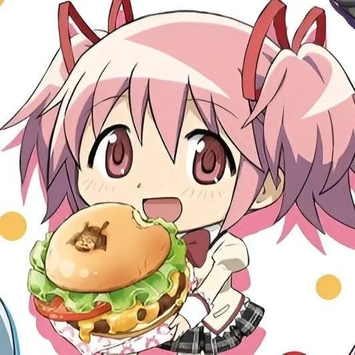 🍔 Стикер «MADOKA NYA» для Telegram