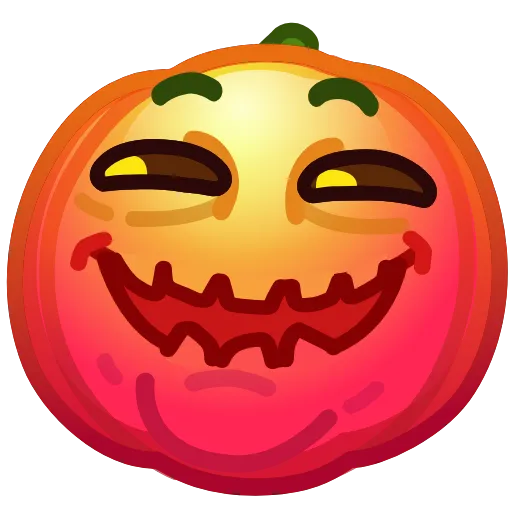 Эмодзи Mad Pumpkin для Telegram — скачать