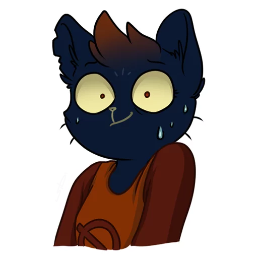 😨 Стикер «Mae Borowski from Night in the Woods» для Telegram