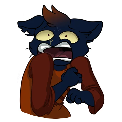 🙀 Стикер «Mae Borowski from Night in the Woods» для Telegram