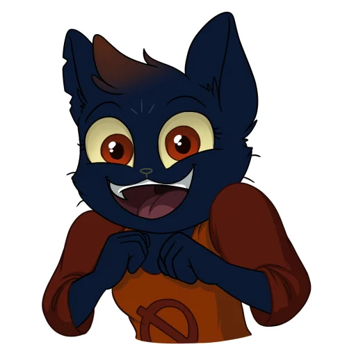 😍 Стикер «Mae Borowski from Night in the Woods» для Telegram