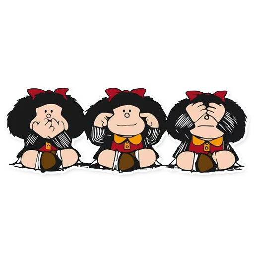 🙊 Стикер «Mafalda Pack» для Telegram