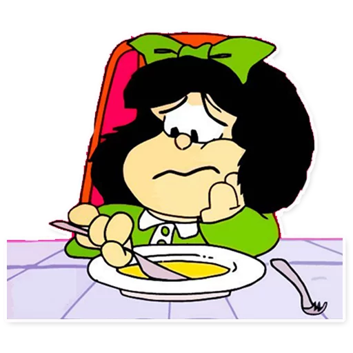 🤢 Стикер «Mafalda Pack» для Telegram