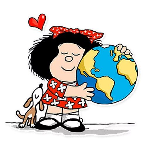 ❤️ Стикер «Mafalda Pack» для Telegram