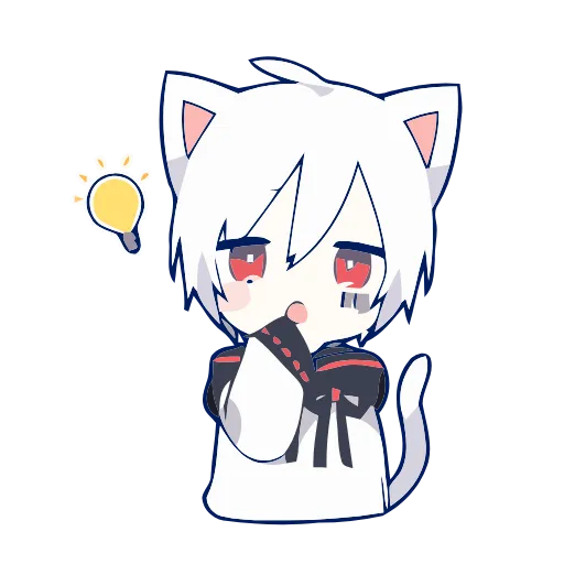 😯 Стикер «Mafumafu cat» для Telegram