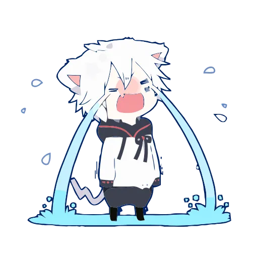 😭 Стикер «Mafumafu cat» для Telegram