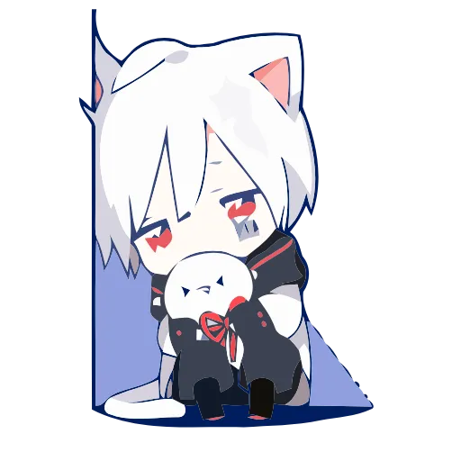 😭 Стикер «Mafumafu cat» для Telegram