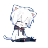 🤍 Эмодзи «Mafumafu cat emoji» для Telegram