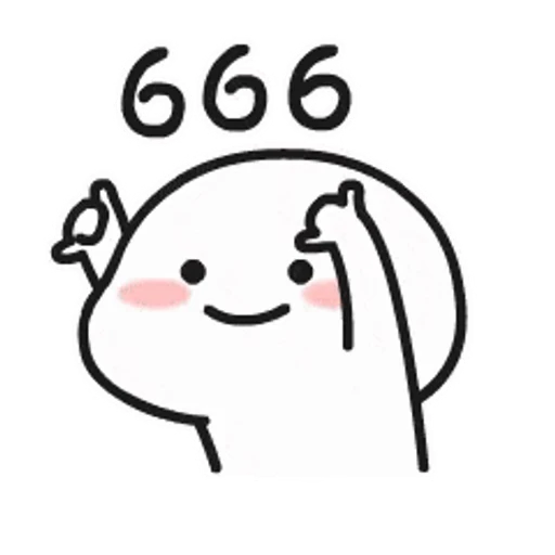 😊 Стикер «Numbers and magic» для Telegram