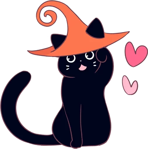 ❤ Стикер «Magic Cat - remake Mori» для Telegram
