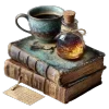 📚 Эмодзи «magical vintage» для Telegram