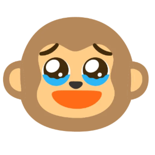 🙂 Стикер «макака» для Telegram