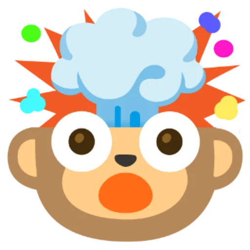 🔳 Стикер «макака» для Telegram