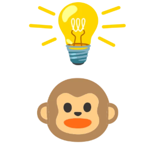 🙂 Стикер «макака» для Telegram