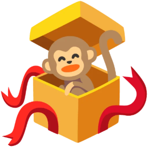 🧸 Стикер «макака» для Telegram