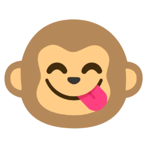 🙂 Стикер «макака» для Telegram