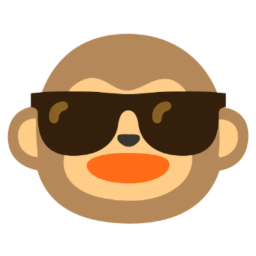 👓 Стикер «макака» для Telegram