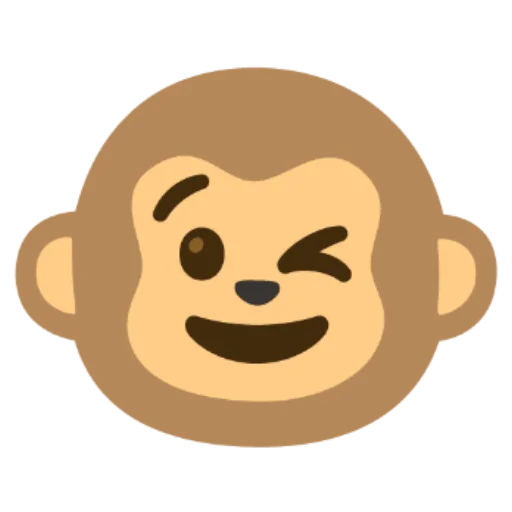 🙂 Стикер «макака» для Telegram