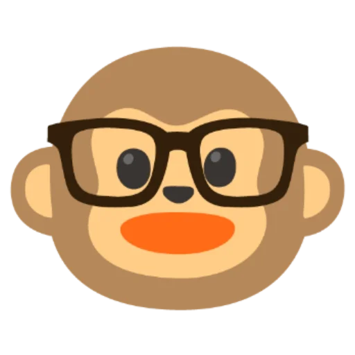 👓 Стикер «макака» для Telegram