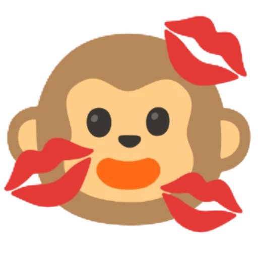 🙂 Стикер «макака» для Telegram